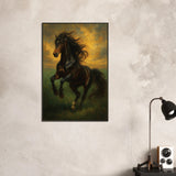 Spirit of Freedom – Horse Metal Framed Poster Gift - - Metal Framed Posters