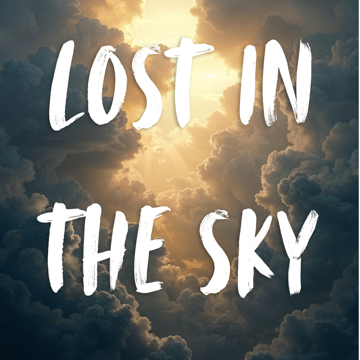 Lost in the Sky's Serenity - 24x36 - Framed Posters