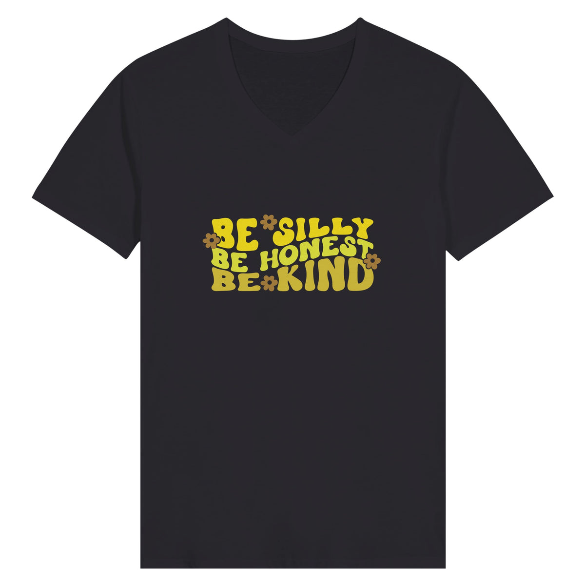 Authenticity Emblem - Be Silly, Be Honest, Be Kind - Black - T-shirts