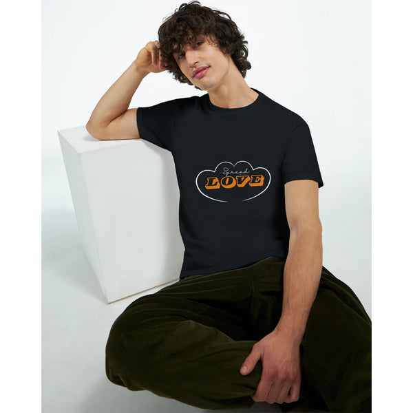 Orange Glow of Love - Where Memory Meets Art - Black - T-shirts