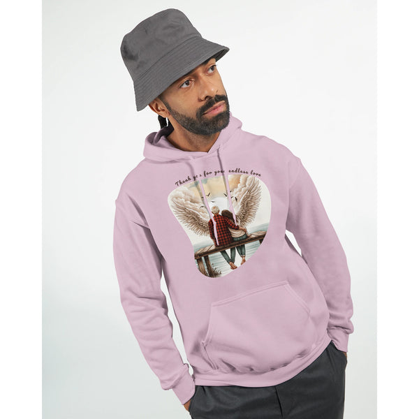 Wings of Love - Cherishing Every Moment - Light Pink - Hoodies