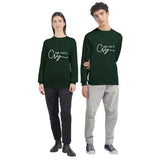 Emotional Resonance - Tears and Memories on Fabric - Forest Green - Sweatshirts