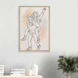 Joyful Couple Canvas – A Sweet Gift of Moments - - Canvas