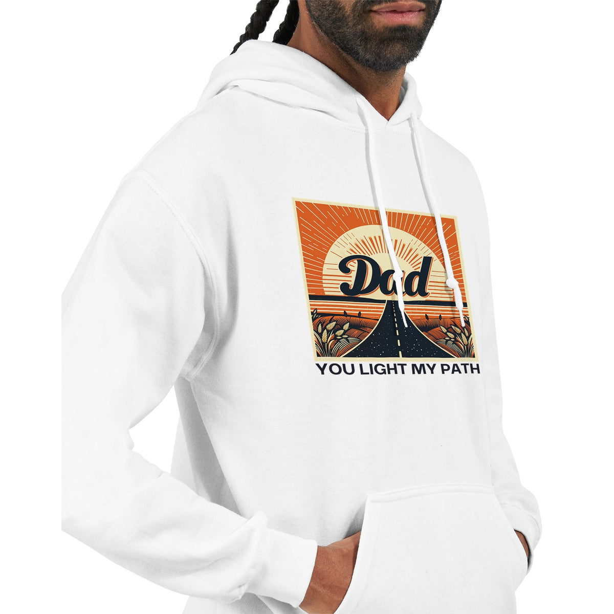 Sunset Serenity - For the Dad Who Inspires - - Hoodies