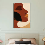 Golden Serenity – Abstract Metal Framed Poster Gift - - Metal Framed Posters