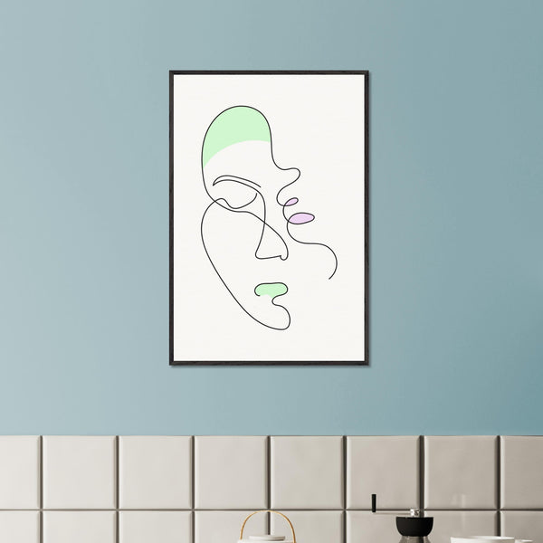 Minimalist Beauty - A Quiet Moment - - Wooden Framed Posters