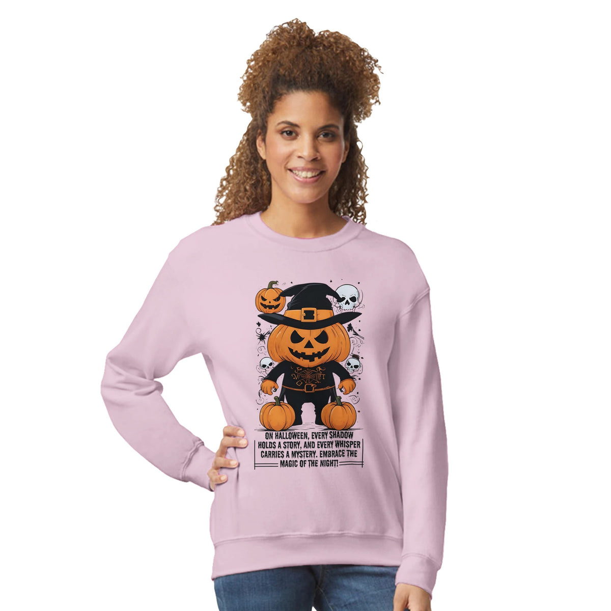 Pumpkin Witch - Embrace the Magic of Halloween - - Sweatshirts