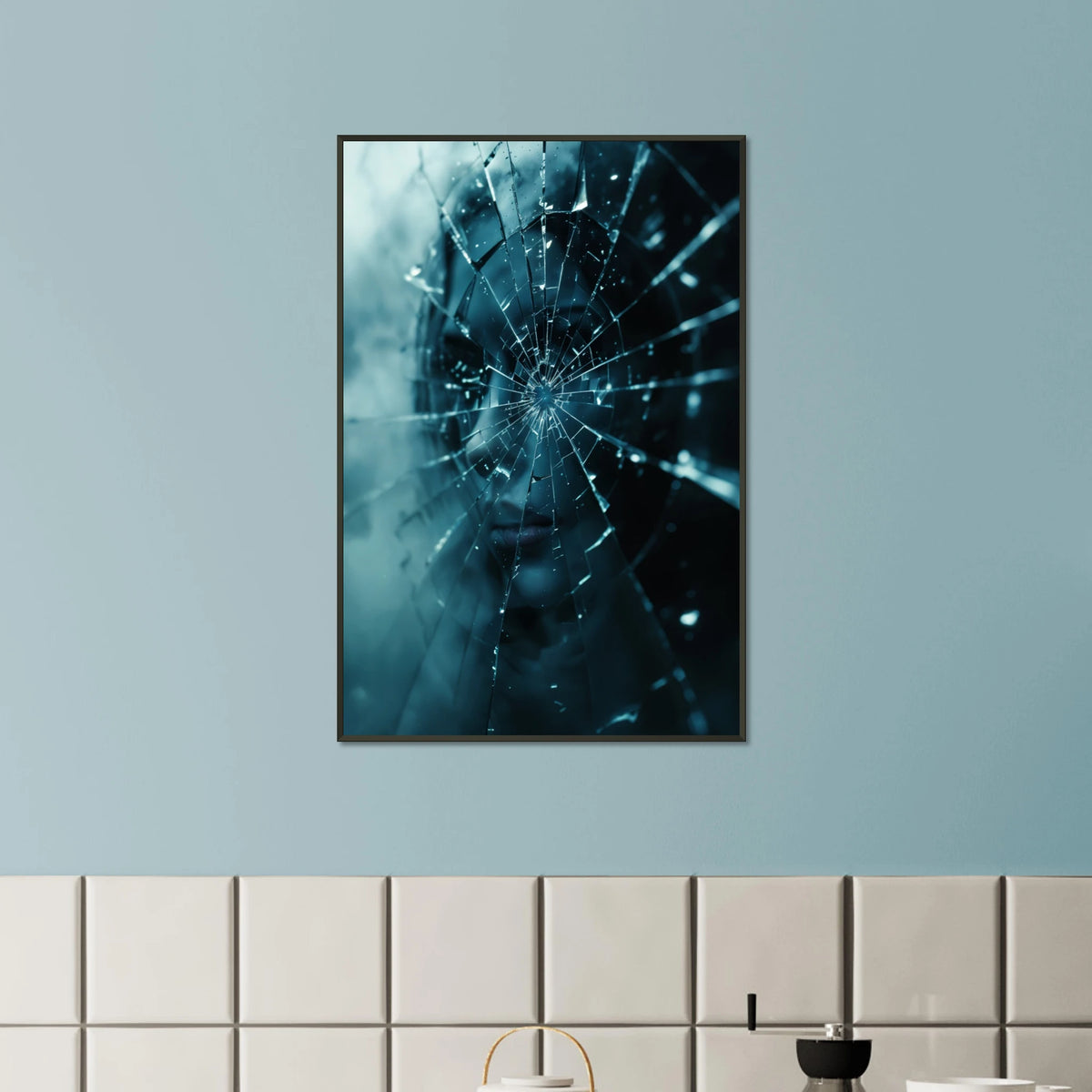 Shattered Silence – Giftomory Wall Art - Default Title - Metal Framed Posters