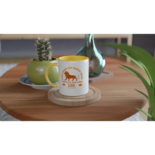Zodiac Mug with Color – Gift for Astrology Lovers - Leo - Mugs