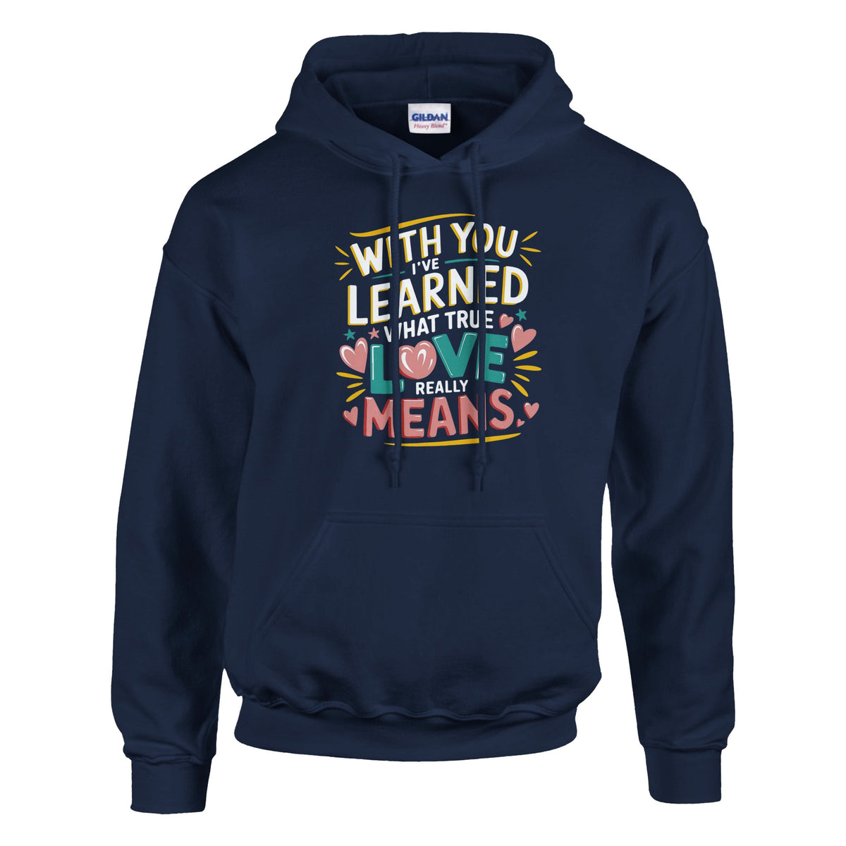 True Love, True Comfort - A Gift for Him - Navy - Hoodies