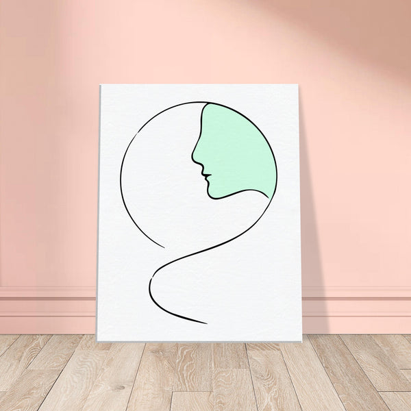 Ethereal Silhouette - Contemporary Canvas Art - - Canvas Prints