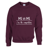 Inner Strength Unleashed - Conquer Yourself - Maroon - Sweatshirt