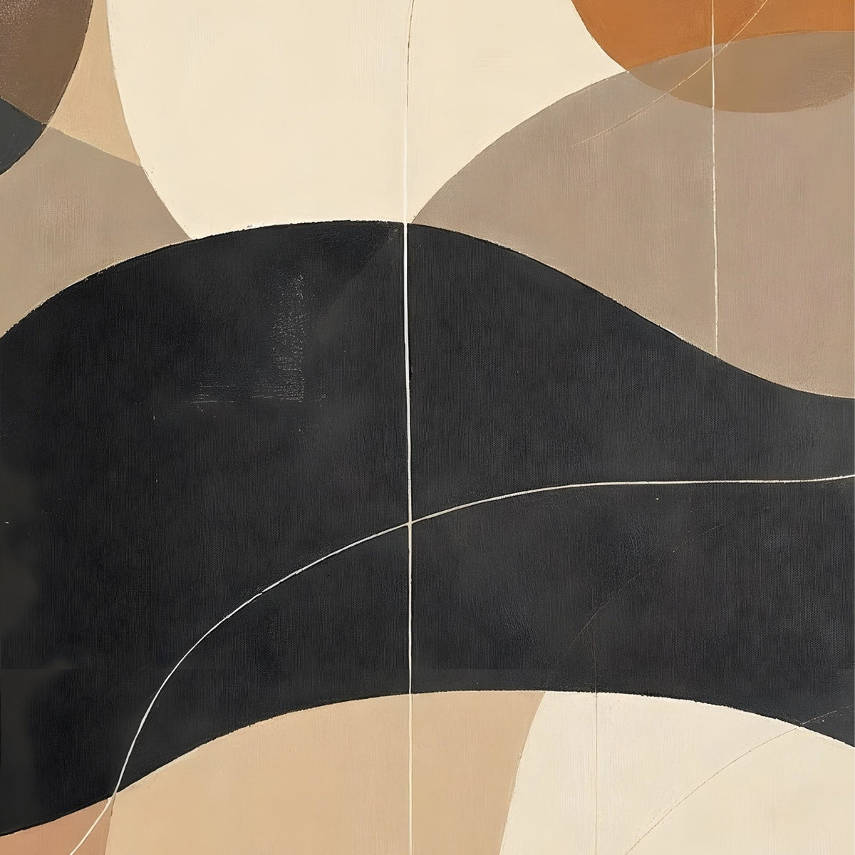 Gift of Warm Abstraction – Framed Poster - - Wooden Framed Posters