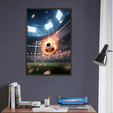 Burn the Net Poster – Gift for Players & Dreamers - Black frame - Wooden Framed Posters