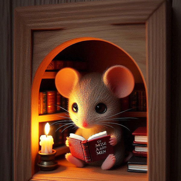 Tiny Scholar’s Candlelight - - Framed Posters