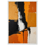 Striking Abstract Wall Art – Gift the Bold Harmony Poster - - Wooden Framed Posters