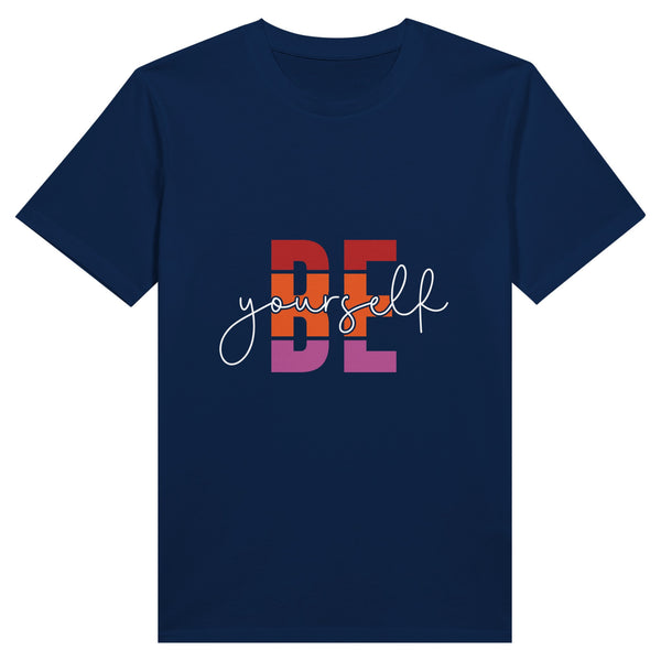 BE yourself - Embrace Individuality in Style - Navy - Crewneck T.shirts