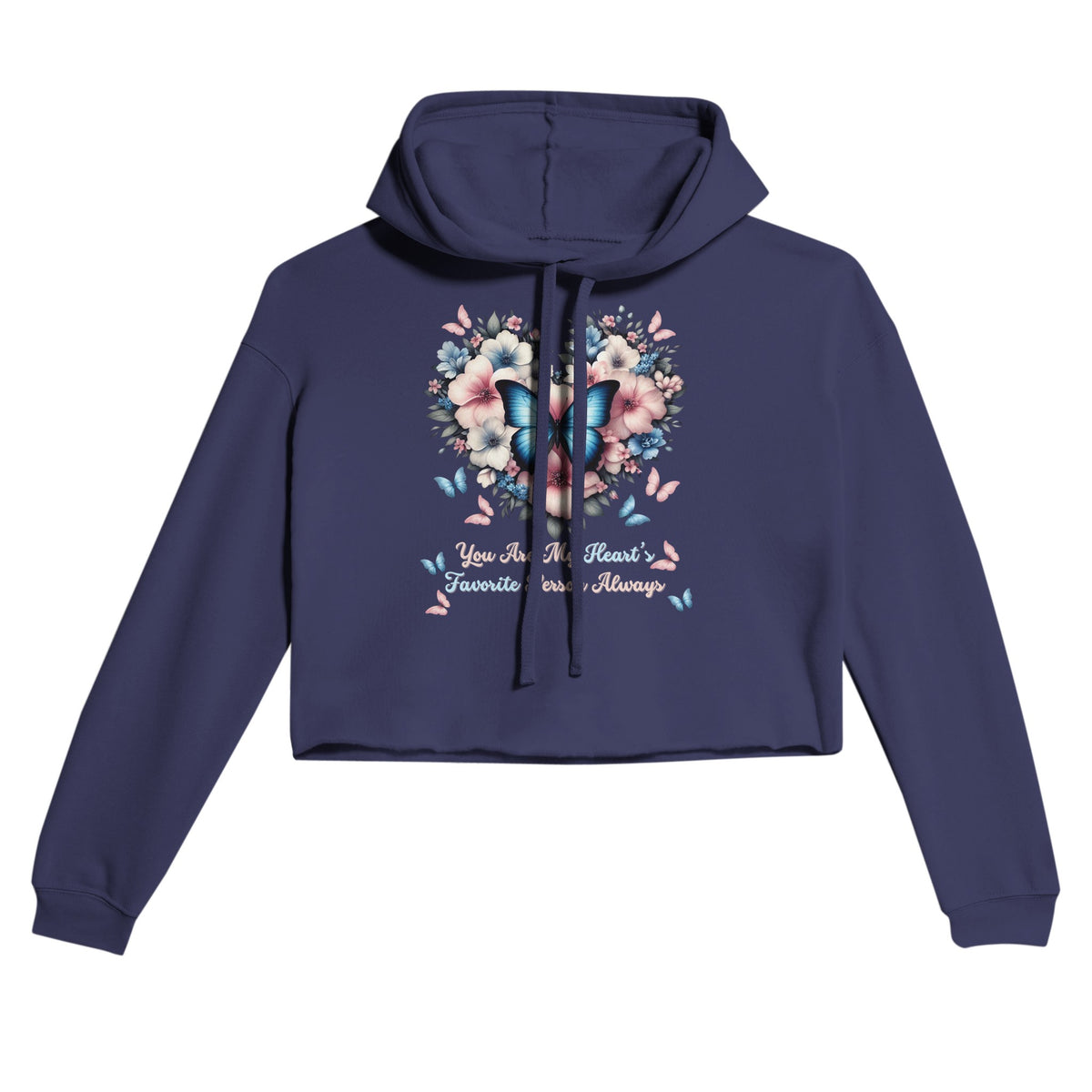 Butterfly Kisses & Floral Love – A Gift for Sisters - Storm - Hoodies