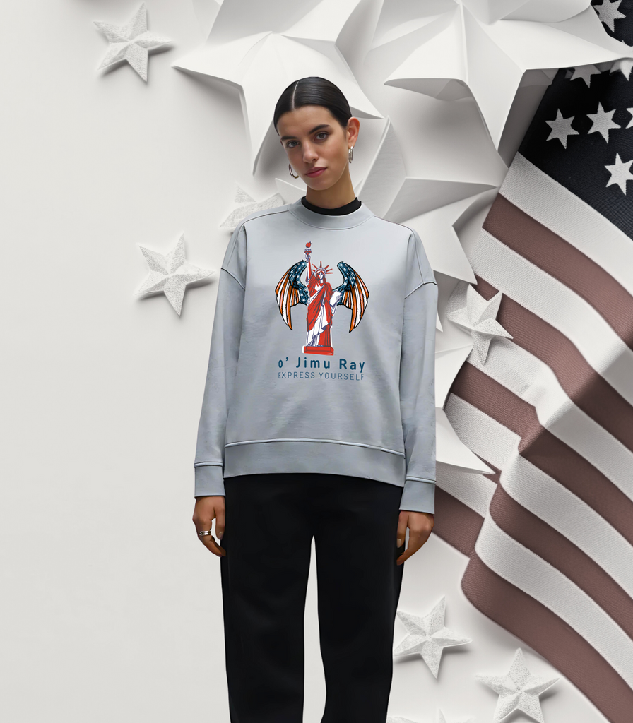 Wings of Liberty - o' Jimu Ray 4th July Special - - Sweatshirts