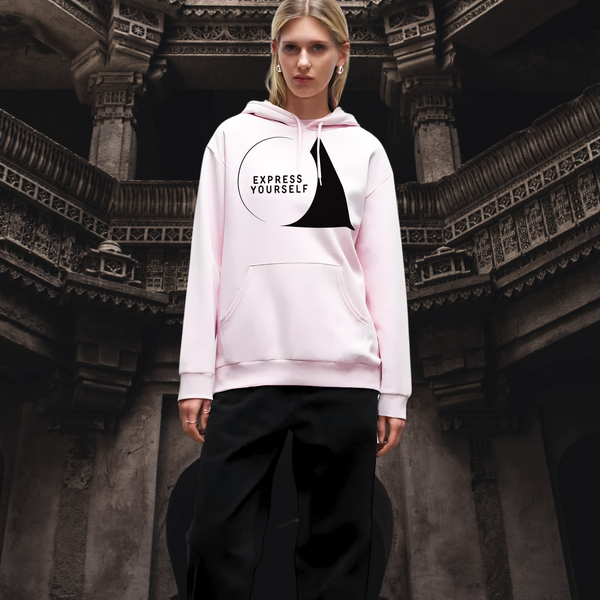 Geometric Boldness - Women's Expression Hoodie - - Hoodies