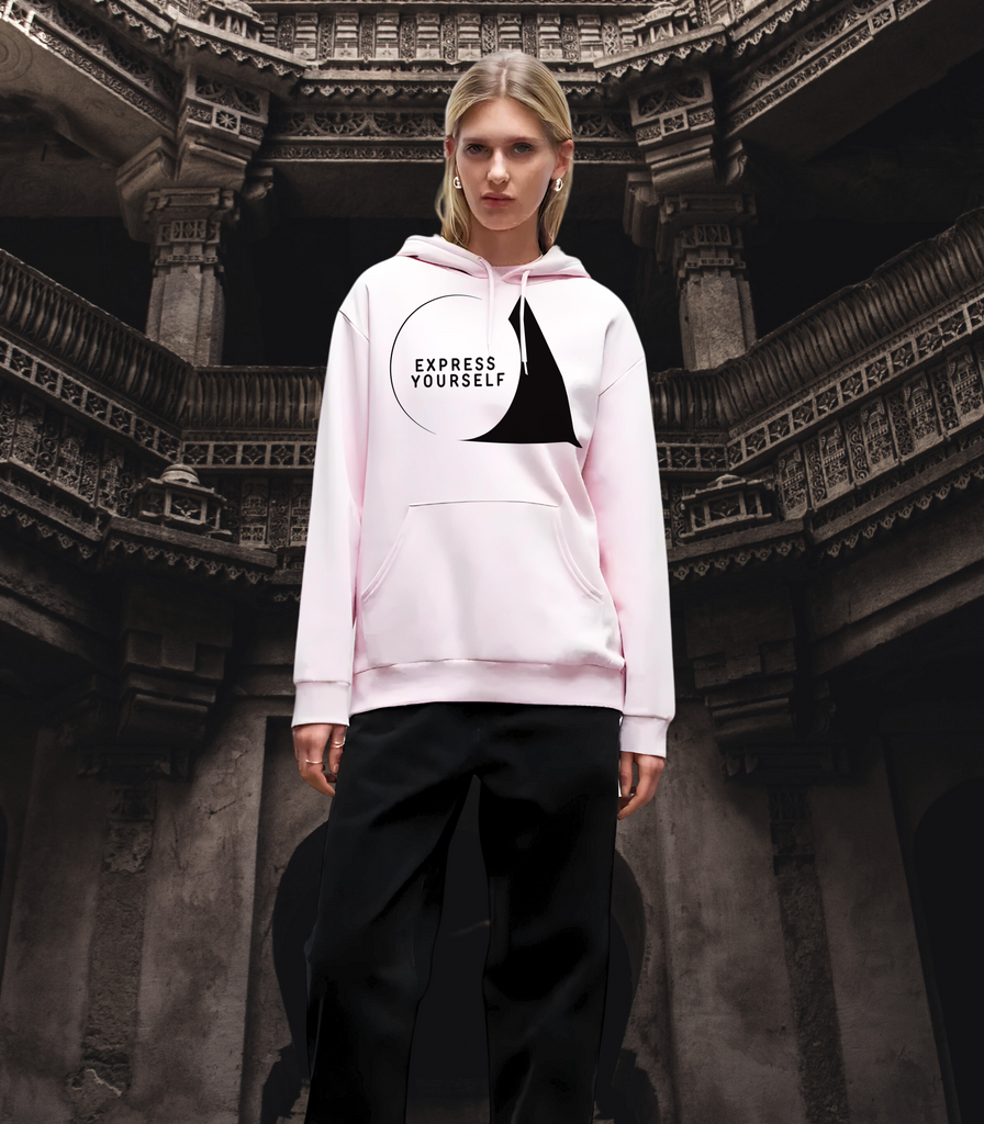 Geometric Boldness - Women's Expression Hoodie - - Hoodies