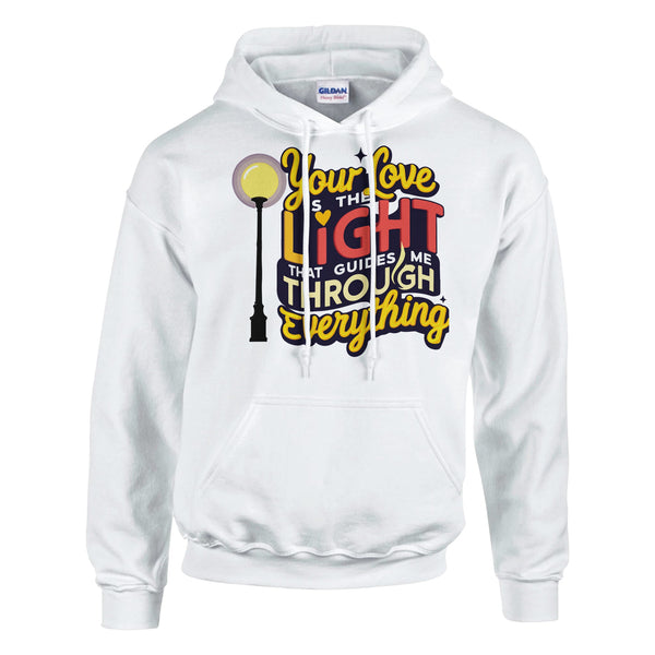 For the Light of My Life – A Cozy Gift for Your Husband - White - Hoodies