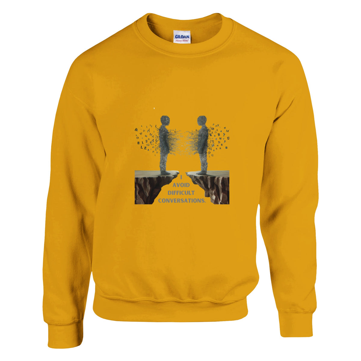 Bridging Words - The Conversation Gap Sweatshirt - Gold - Sweatshirts