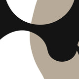 Abstract Silence in Earthy Tones - Metal Framed Poster - - Metal Framed Posters