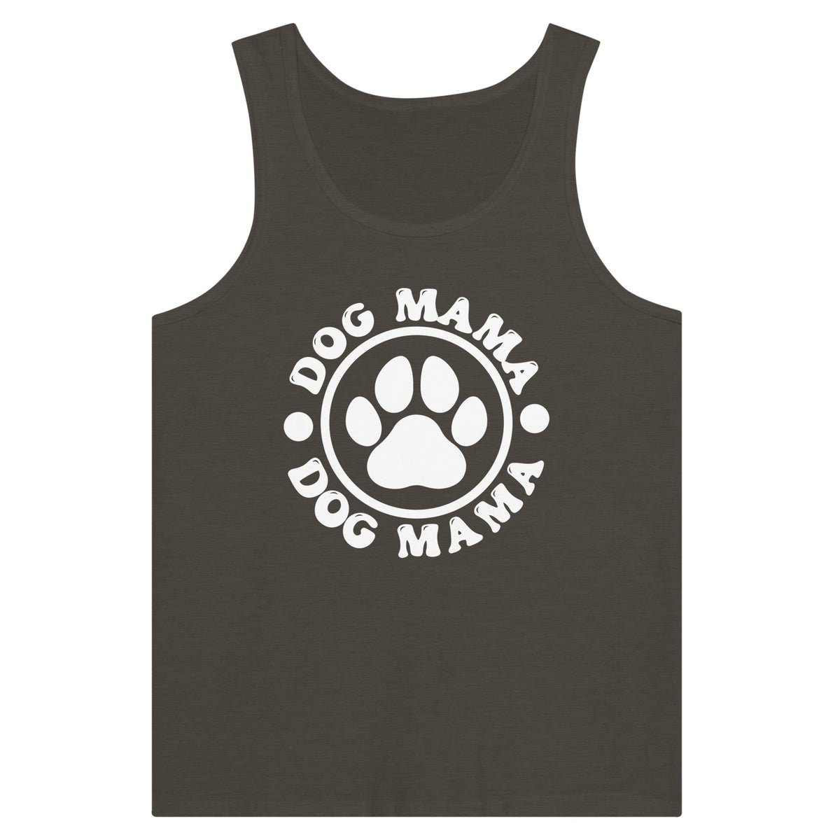 Dog Mama Chic - Celebrate Fur-Ever Love - Triblend Black Heather - Tank Tops