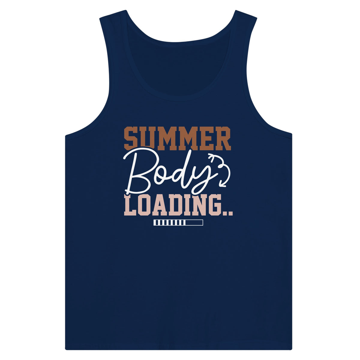 Step into Summer - Elevate Your Wardrobe with Our Trendy Tank Top - Navy - T-shirts