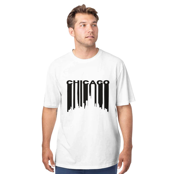 Urban Elegance - Chicago Skyline Tee - white mist - T-shirts