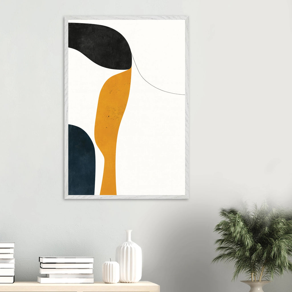 Minimalist Harmony Wooden Framed Poster – Gift of Art - Default Title - Wooden Framed Posters
