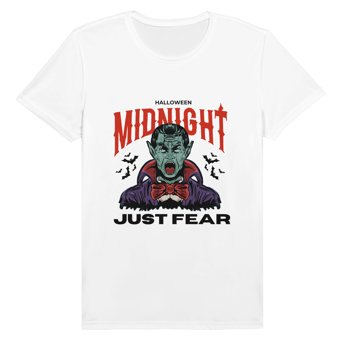 Embrace the Night - Halloween Midnight Just Fear T-shirt - 2XL - T-shirts