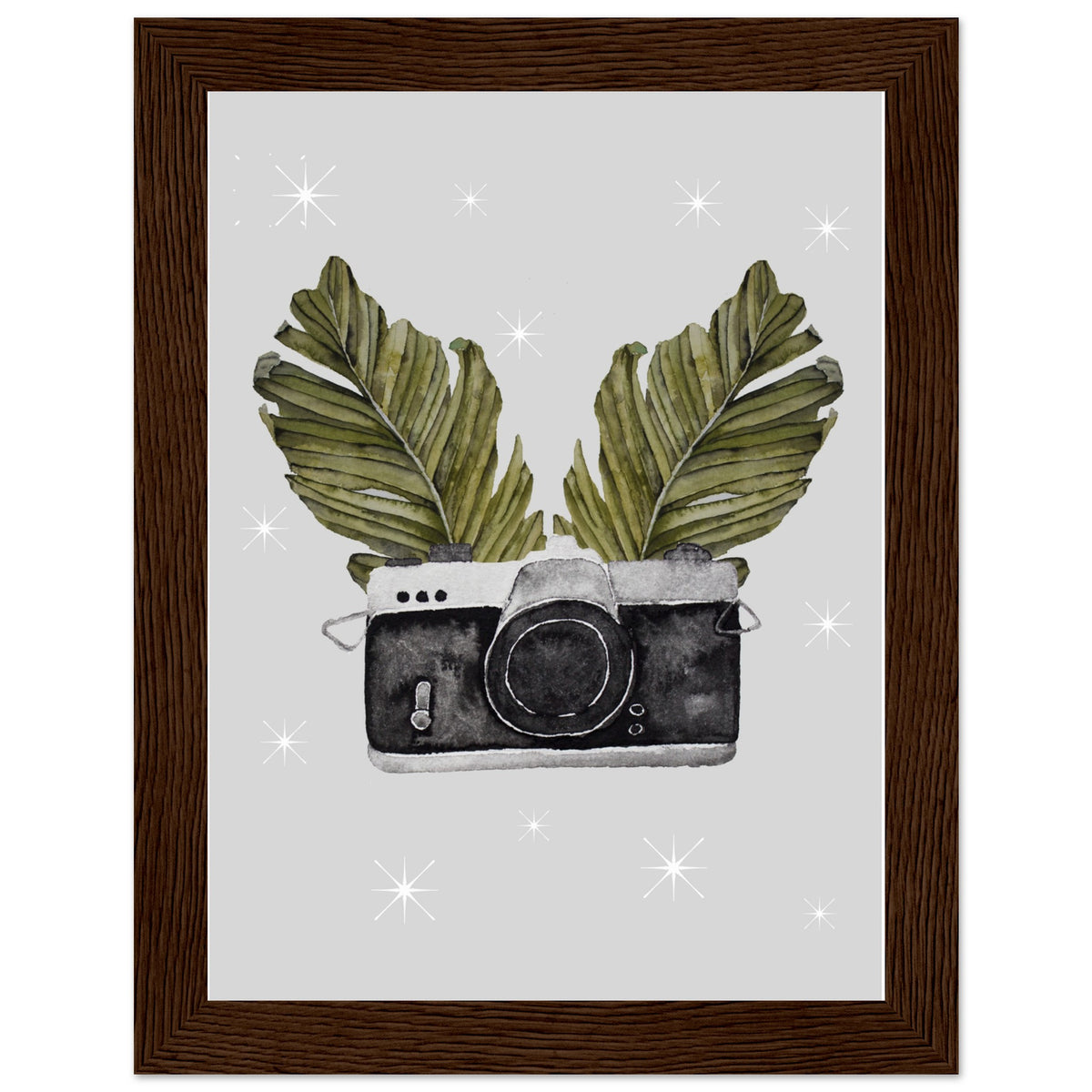 Vintage Moments Captured - 15x20 cm 6x8″ Dark wood frame - Posters