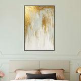 Gift of Luxury - Abstract Gold Metal Framed Poster - Default Title - Metal Framed Posters