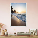 Sunrise Serenity – Wooden Framed Poster - White frame - Wooden Framed Posters