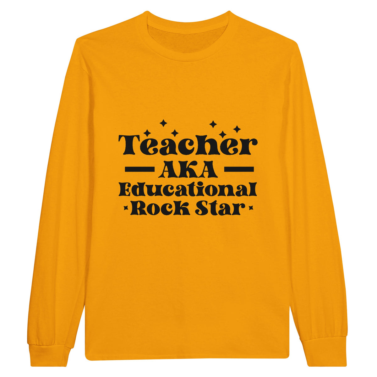 Teacher - Shaping Minds, Rocking Worlds - Gold - Sweatshirt