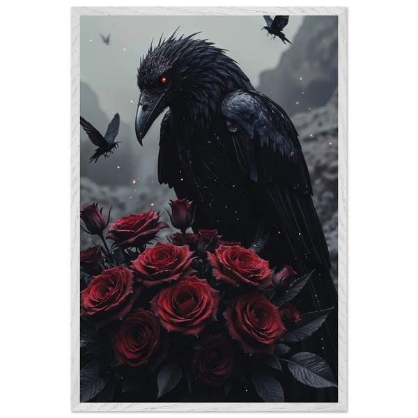 Enchanted Night Poster – Gift for Mystery Lovers - - Wooden Framed Posters