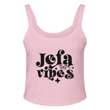 Fierce and Fearless - Channeling Jefa Vibes - solid pink blend - Tank Tops