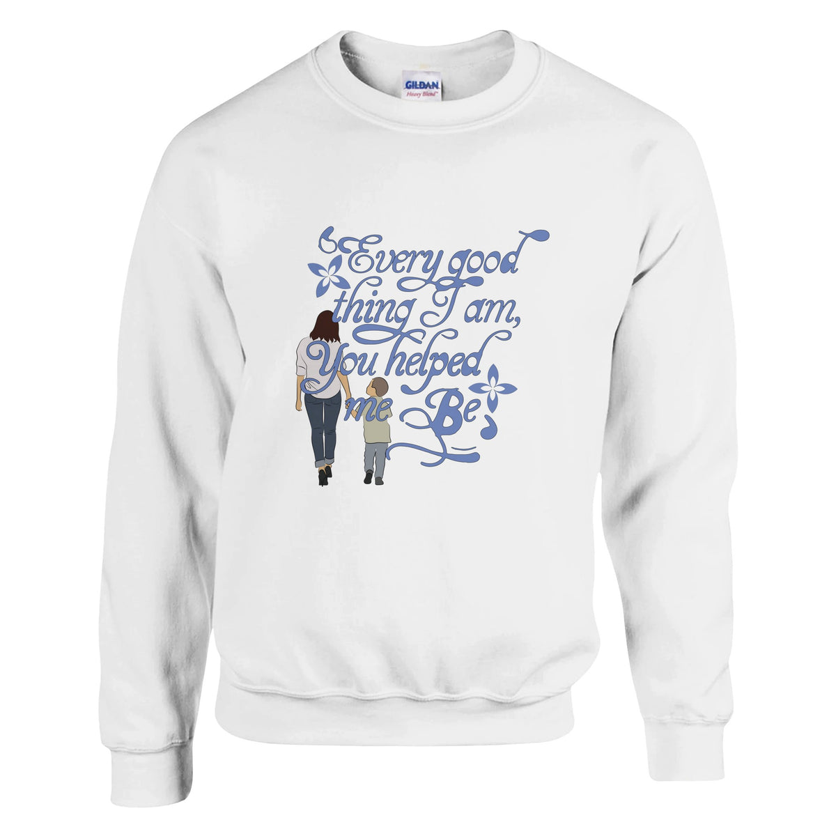 A Thank You in Style – Gift Sweatshirt for Moms - White - Sweatshirts