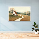 Serene Cottage in the Hills - - Framed Posters