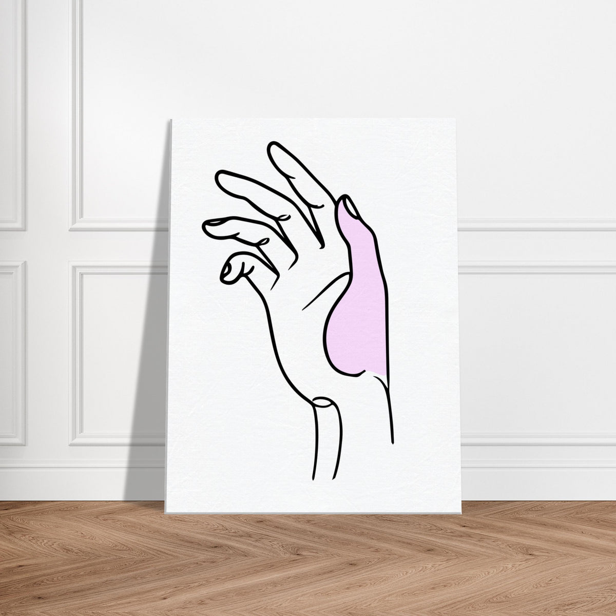 Canvas Charm - Hand Illustration with Natural Texture - 60x80 cm 24x32″ - Canvas Prints