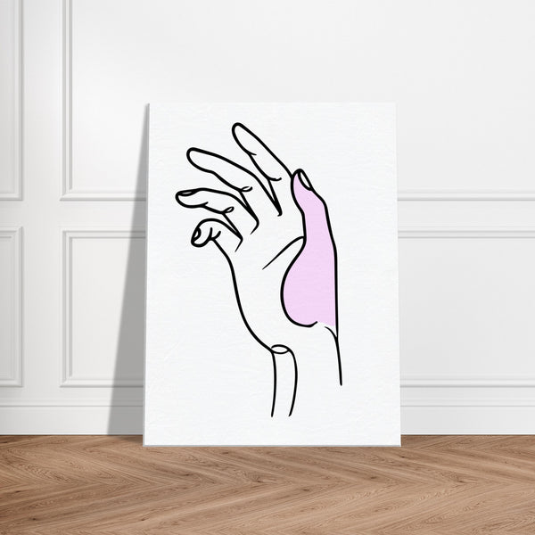 Canvas Charm - Hand Illustration with Natural Texture - 60x80 cm 24x32″ - Canvas Prints