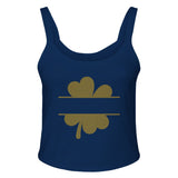 Cut Leaf - Embrace Natural Beauty - solid navy blend - Tank Tops