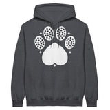 Tread Lightly - Dog Paw Print Hoodie for Animal Lovers - Dark Heather - Hoodies