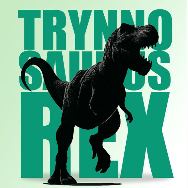 Gift a Roar - Dinosaur Trio Wall Art for Kids & Dinos Lovers - Gold Metal Glossy Photo -