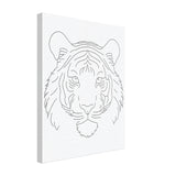 Silent Strength - Canvas Tiger Portrait - - Canvas Prints