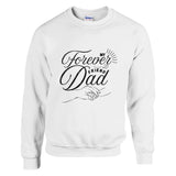 Forever Connected - Dad and Son in Every Moment - White - Sweatshirts