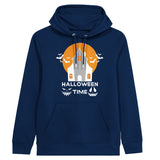 Haunting Memories - Halloween Time Hoodie - Navy - Pullover Hoodies