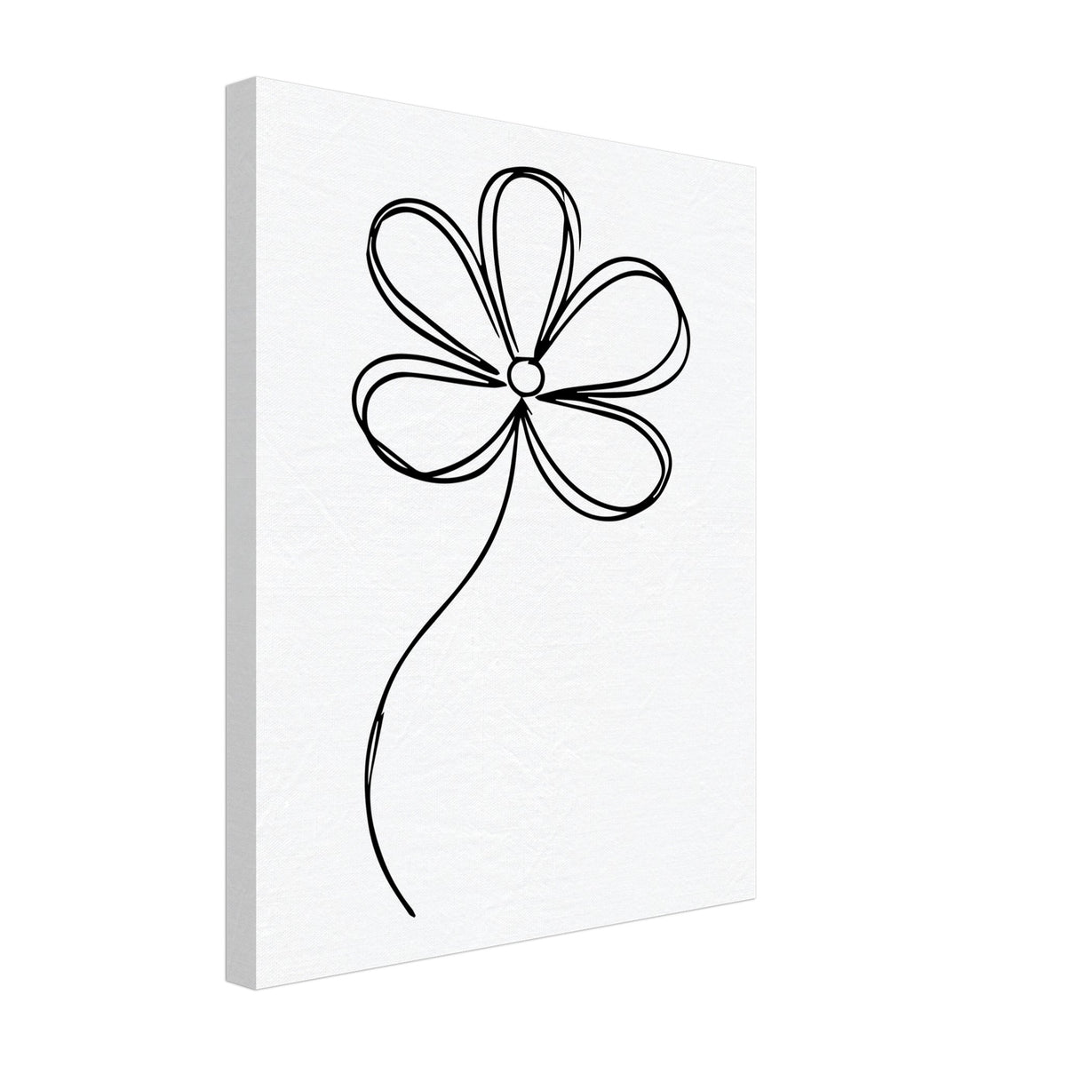 Modern Flora - Artistic Flower Canvas - - Canvas Prints